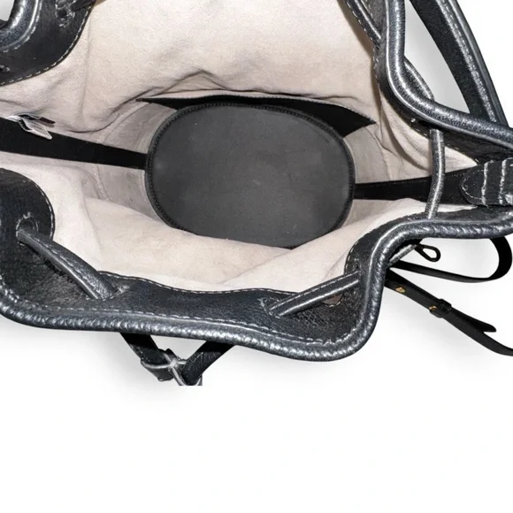 KATE SPADE Spade Flower Monogram Gramercy Chenille Medium Bucket Bag - Picture 2 of 16